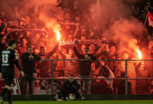 Polizei hat mit Fans zu kämpfen: Begalfeuer und Fan-„Betreuung“ kosten wieder viel Einsatz